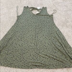 Green Leopard Print Women's sleepwear